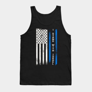 I Stand With Israel Flag Tank Top